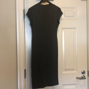 Charcoal midi dress